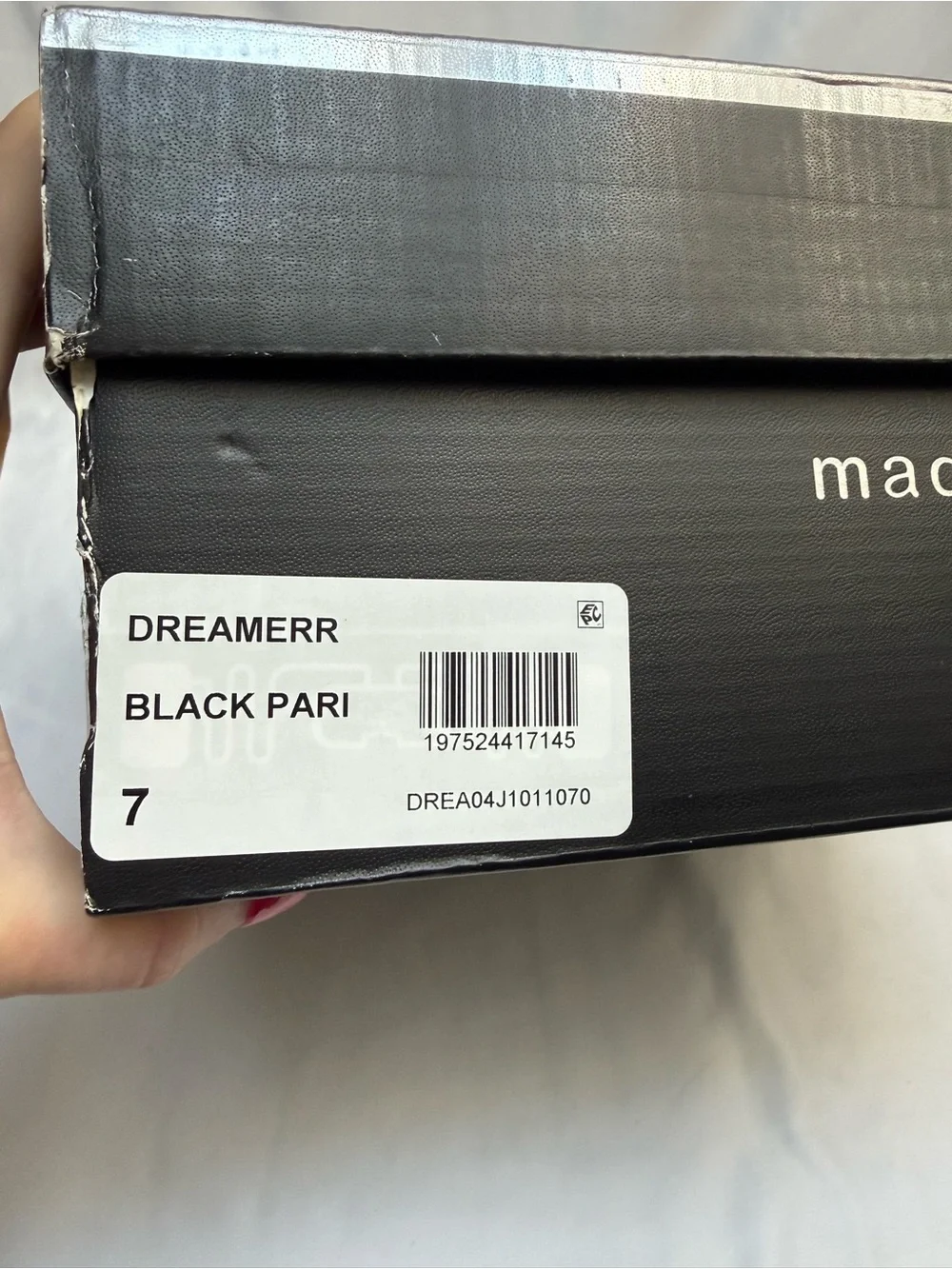 NEW Madden Girl Dreamerr Black Knee High Boots Block Heel Platform Size 7